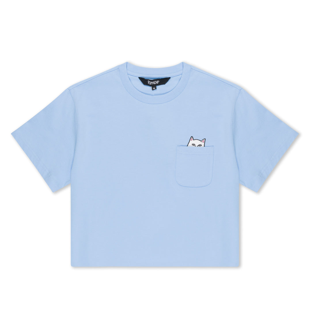 LORD NERMAL CROPPED BABY POCKET
TEE (LIGHT BLUE)