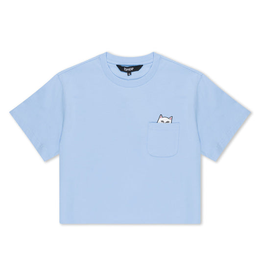 LORD NERMAL CROPPED BABY POCKET
TEE (LIGHT BLUE)