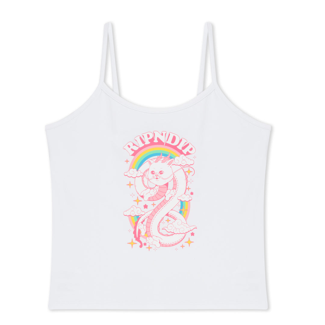 FANTASY NERM CROPPED CAMI TANK
TOP (WHITE)