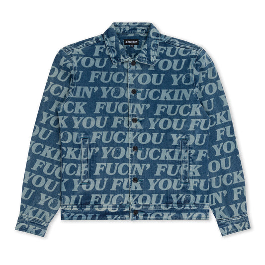 Jacket Fucking Fuck Blue