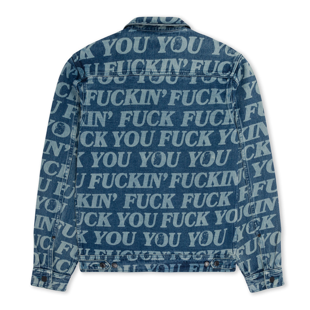 Jacket Fucking Fuck Blue