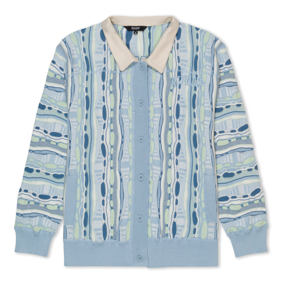 CORDED BUTTON UP JACKET (LIGHT
BLUE)