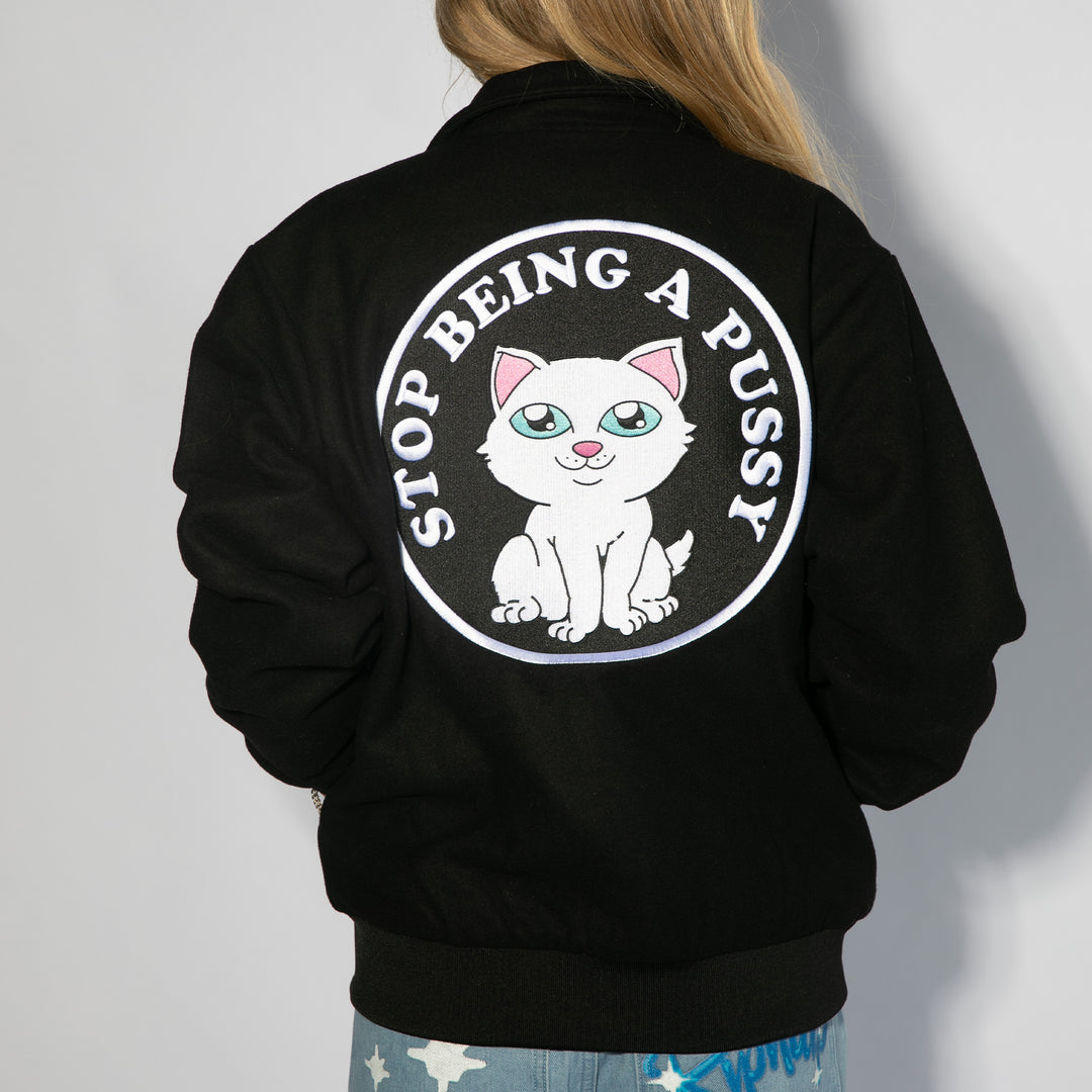 Varsity Jacket Stop Pussy