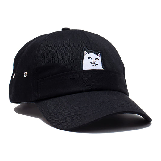 LORD NERMAL 6 PANEL POCKET HAT
(BLACK)