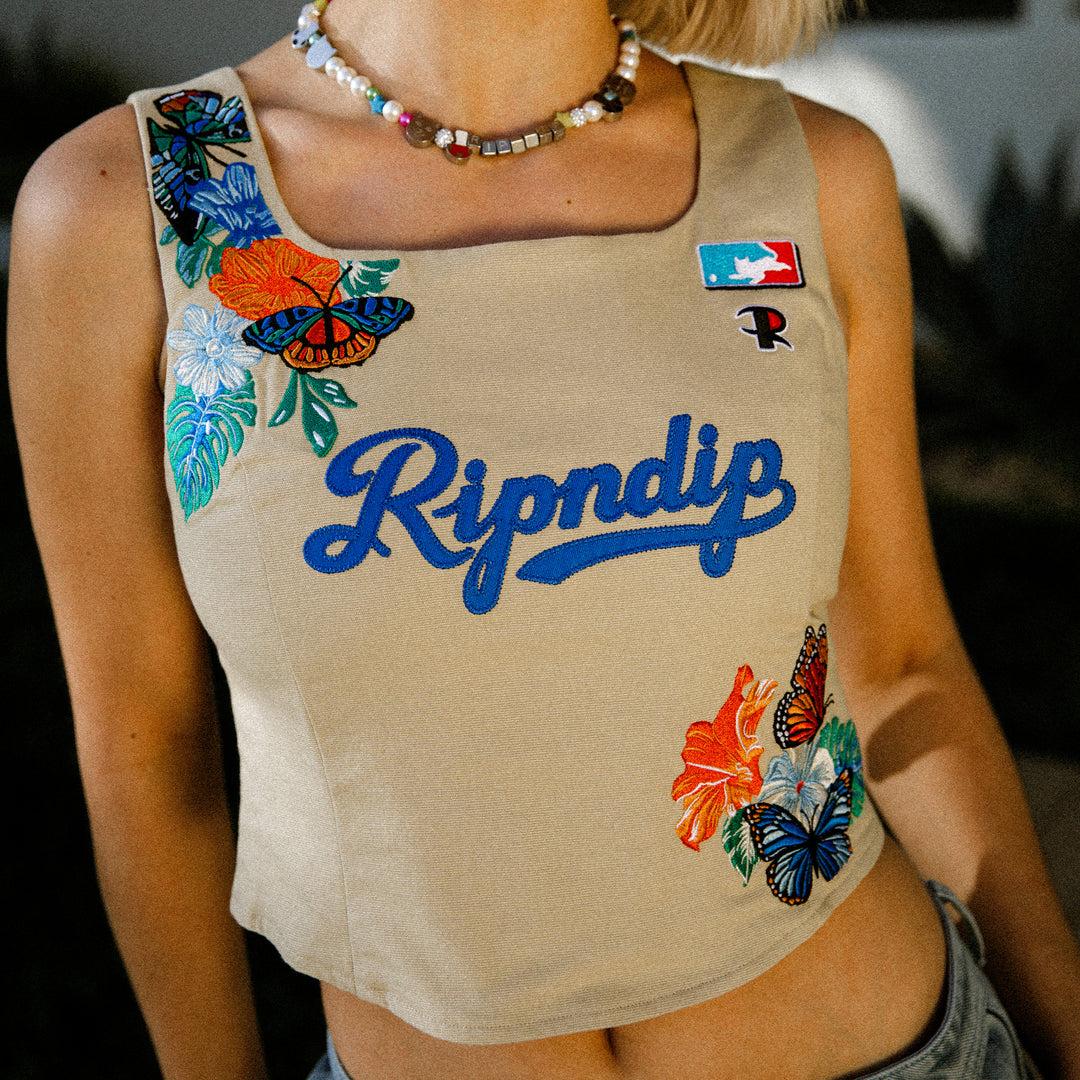 LOS RIPNDIP CORSET TOP (KHAKI)