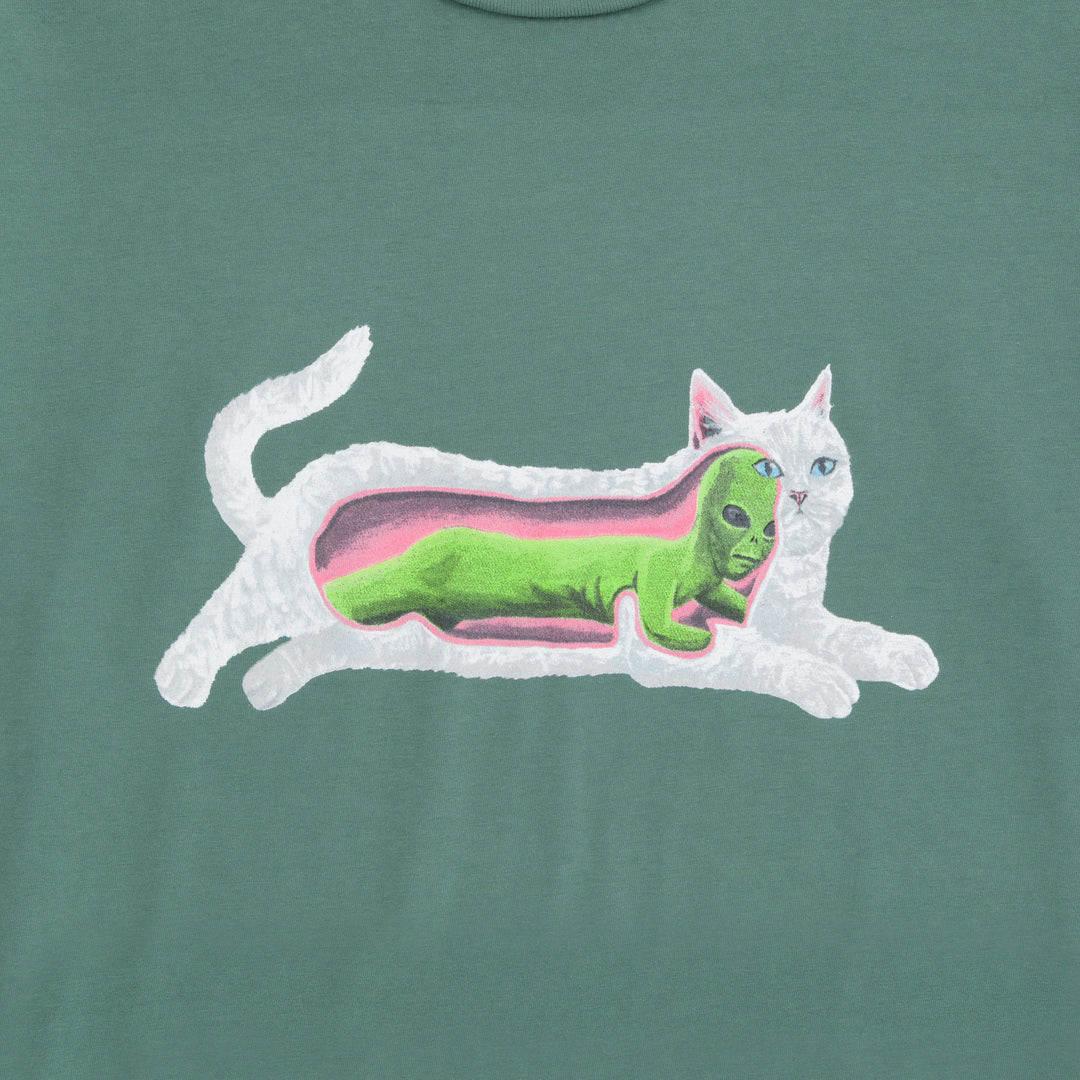 Camiseta gato/alien