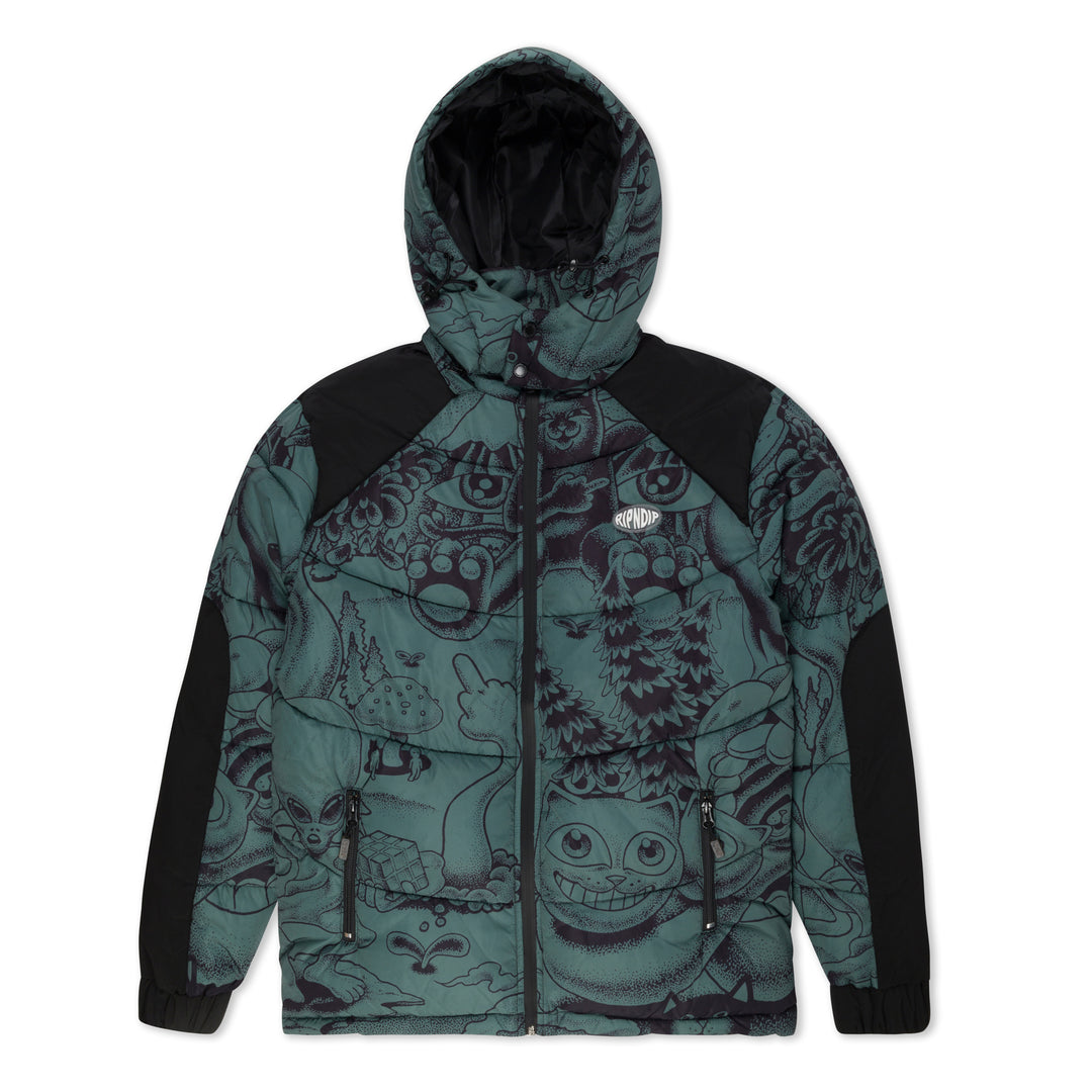 Twisted puffer Jacket